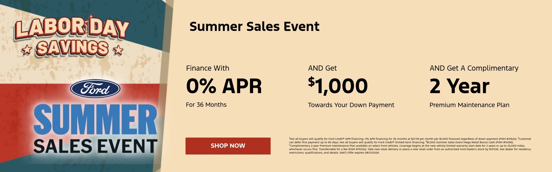 SUMMER SALES EVENT
